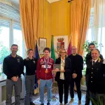 Cuneo, il Questore incontra Martino Carollo dopo il bronzo olimpico a Milano-Cortina