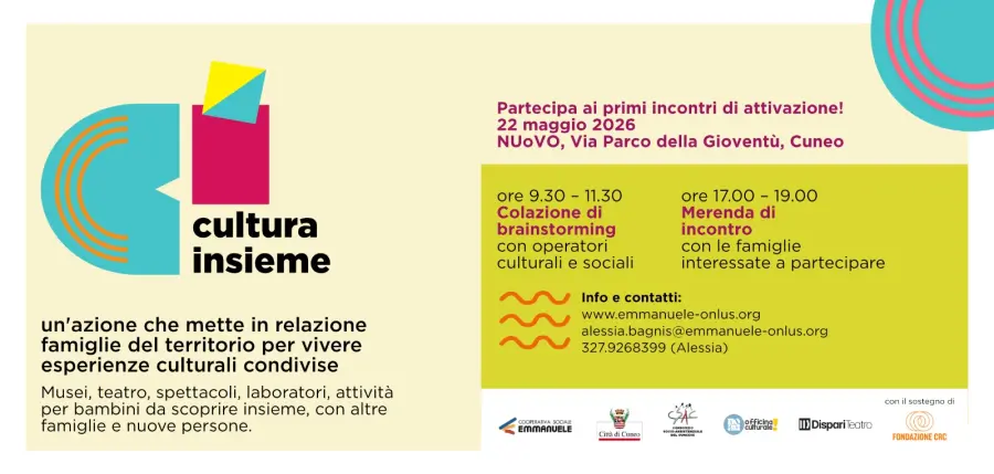 Cuneo, al NUoVO una giornata dedicata all’affido culturale